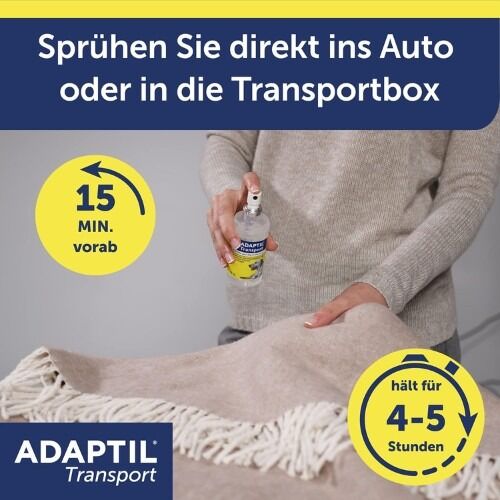 ADAPTIL® Transport Spray Anwendung