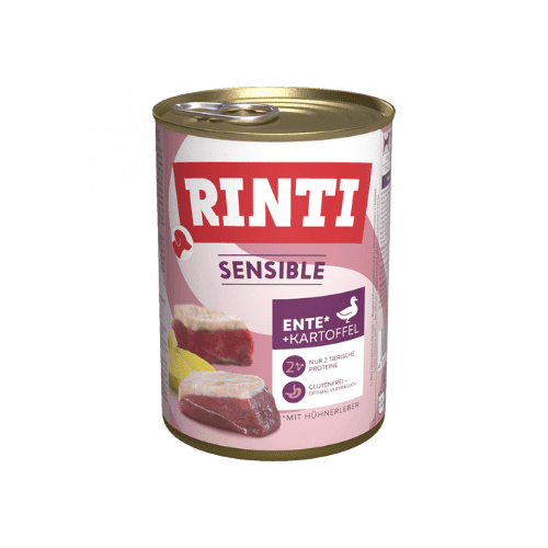 Rinti Sensible Ente & Kartoffel mit Hühnerleber Minitaurbild