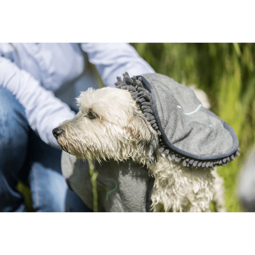 Trixie Handtuch mit Handlaschen mit Hund 2